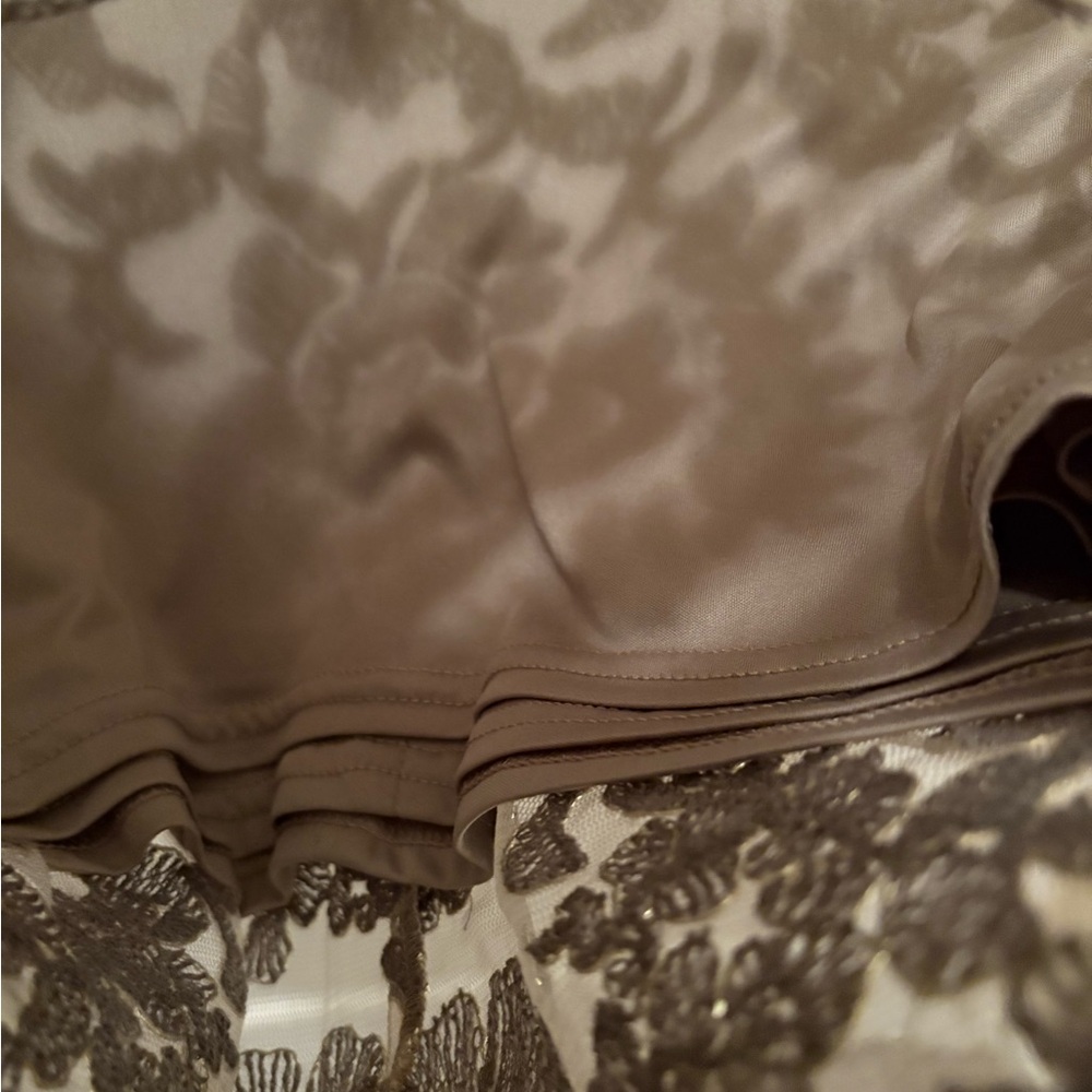 Tadashi Shoji Brown Lace Mini Dress - Picture 8 of 11